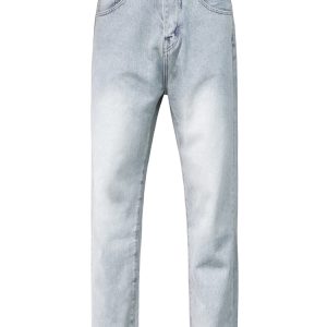Baggy Jean In Light Wash Blue