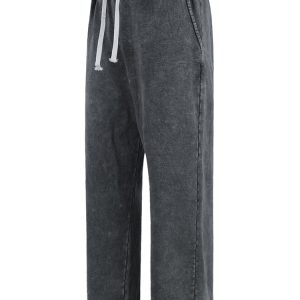 Three Hundred Basic Pants In Acid Washed Grey