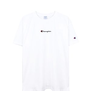 Champion Embroidered Logo In The Middle T-Shirt In White