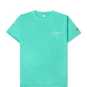 Champion Embroidered Logo T-Shirt In Mint Green