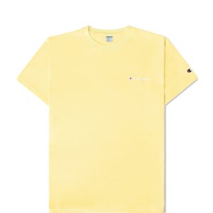 Champion Embroidered Logo T-Shirt In Cornsilk