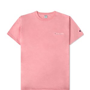 Champion Embroidered Logo T-Shirt In Salmon 1