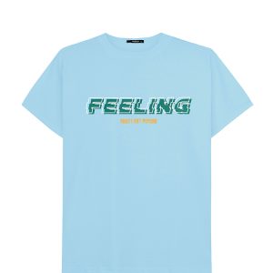 Sweet But Psycho T-shirt In Blue