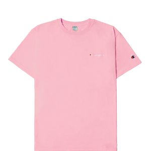 Champion Embroidered Logo T-Shirt In Pink