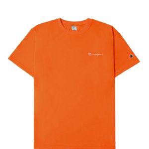 Champion Embroidered Logo T-Shirt In Orange