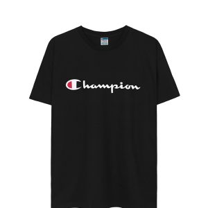 Champion Graphic Big Logo T-Shirt In Black 1