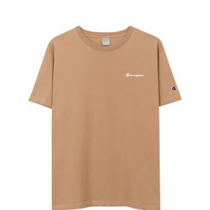 Champion Graphic Logo T-Shirt In Tan