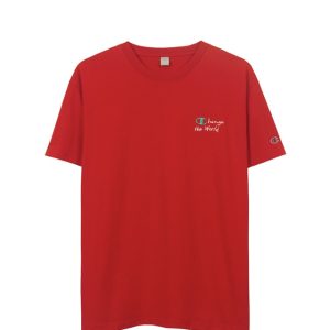 Champion Change The World T-Shirt In Red