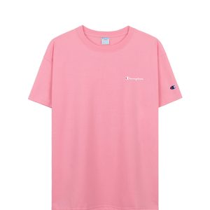 Champion Graphic Logo T-Shirt In Salmon