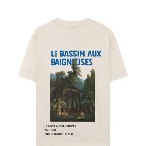 Le Bassin Aux Baigneuses Tee In Tan