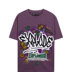 Explode T-Shirt In Purple