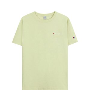 Champion Embroidered Logo T-Shirt In Avocado Green
