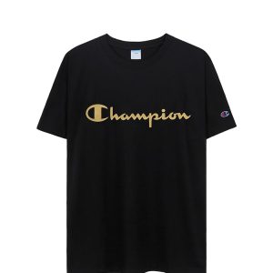Champion Graphic Big Logo T-Shirt In Black 1