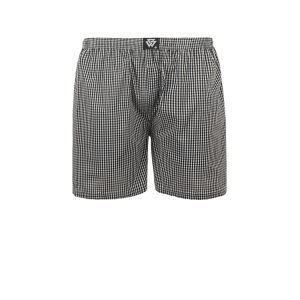 K300 Flannel Boxer In Black/White