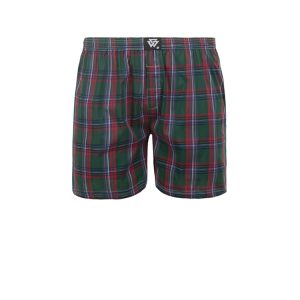 K300 Flannel Boxer In Green/Red