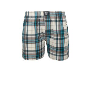 K300 Flannel Boxer In Blue/White