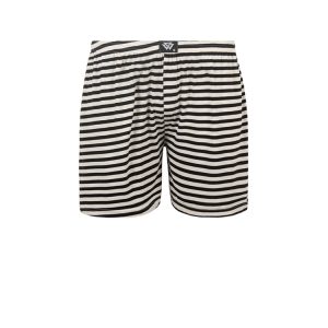 K300 Striped Boxer In White/Black