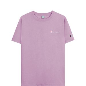 Champion Embroidered Logo T-Shirt In Purple