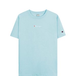 Champion Embroidered Logo T-Shirt In Bue