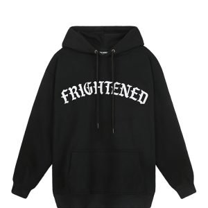 Frightened Hoodie In Black
