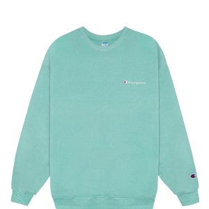 Champion Embroidered Logo Sweater In Green