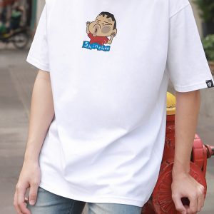 Shin-chan Tee White