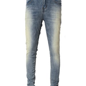 Stack Skinny Jeans In Mid Wash Blue