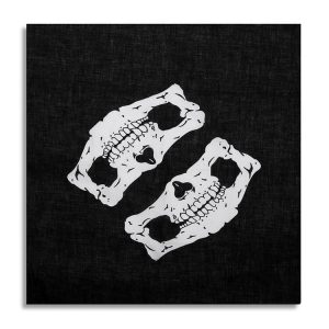 Skull Bandana In Black