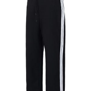 Three Side Stripe Sweatpants In Black