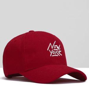 New York Cap In Red