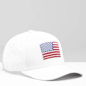 USA Cap In White