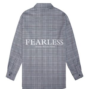 Fearless Flannel Shirt In Grey
