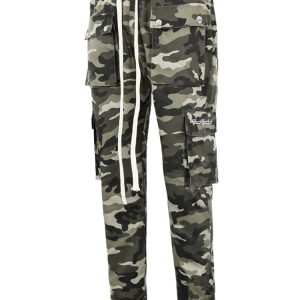 3Hundred Cargo Pant With Multi-Pockets In Green Camo 1