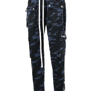3Hundred Cargo Pant With Multi-Pockets In Blue Camo