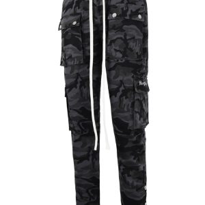 3Hundred Cargo Pant With Multi-Pockets In Grey Camo