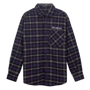 Three Hundred Flannel Shirt In Purple