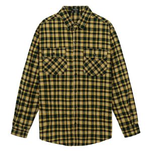 Flannel Shirt In Yellow Black