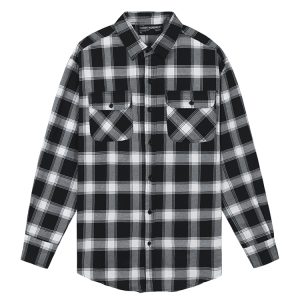 Flannel Shirt In Black White