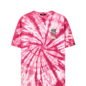 Cigarettes Tie Dye Pink Tee