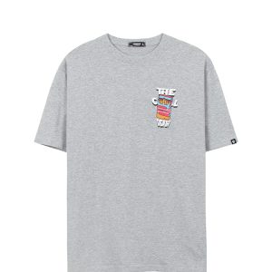 Cigarettes Tee Grey