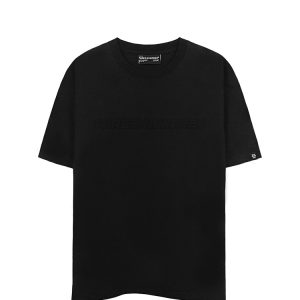 Three Hundred Embossed Big Logo Tee In Black