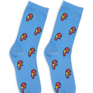 Parrot High Sock In Blue