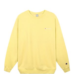 Champion Embroidered Logo Sweater In Yellow