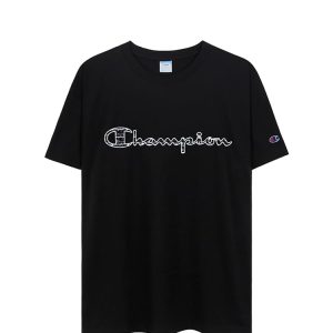 Champion Graphic Big Logo T-Shirt In Black