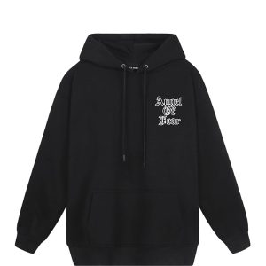 Angel Of Fear Hoodie In Black