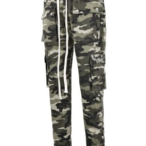 3Hundred Cargo Pant With Multi-Pockets In Green Camo