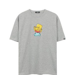 Bart Simpson Tee Grey