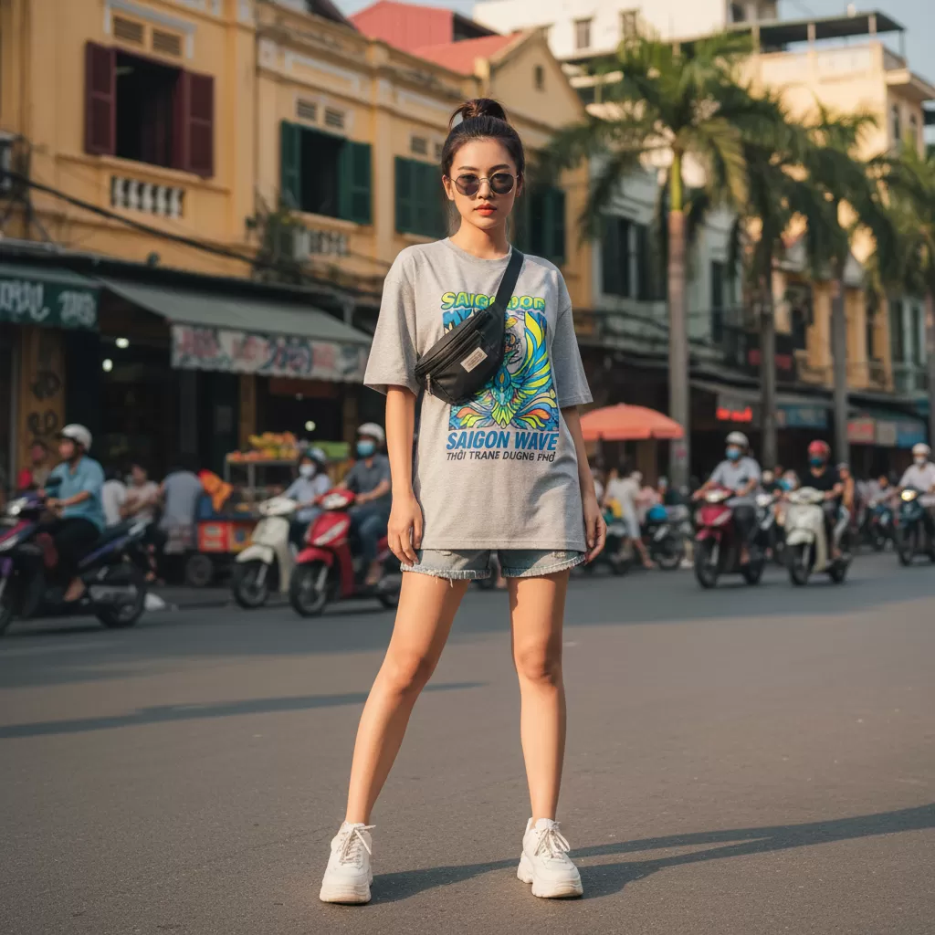 gemini_image_1770601495 Áo thun local brand là lựa chọn hàng đầu của giới trẻ nhờ thiết kế đa dạng và giá thành hợp lý