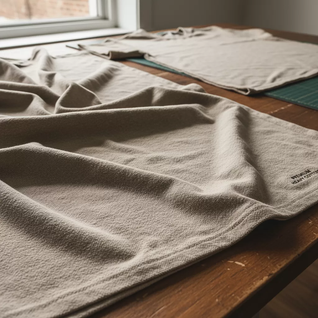 gemini_image_1770602373-1 Chất liệu vải dày dặn giúp áo thun giữ được form dáng chuẩn và bền đẹp hơn