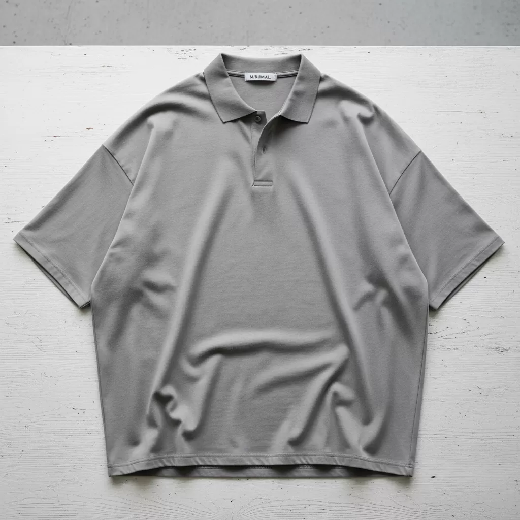 gemini_image_1770604490-1 Form dáng oversize và màu sắc trung tính giúp áo cổ trụ luôn hợp thời